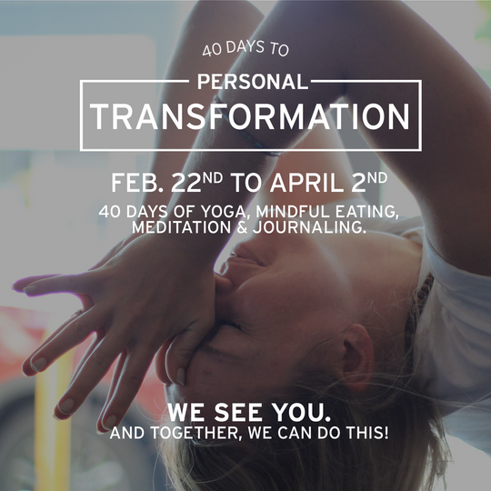 40 DAYS TO PERSONAL TRANSFORMATION
