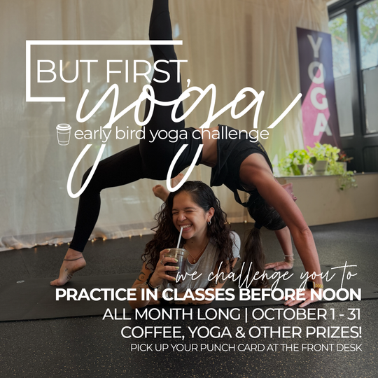 EARLY BIRD YOGA CHALLENGE OCTOBER 1-31