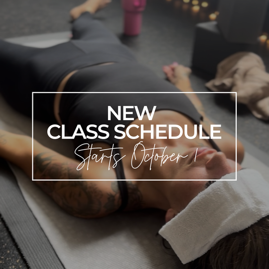 FALL CLASS SCHEDULE NOW IN EFFECT
